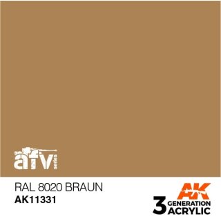 RAL 8020 Braun (17 ml)