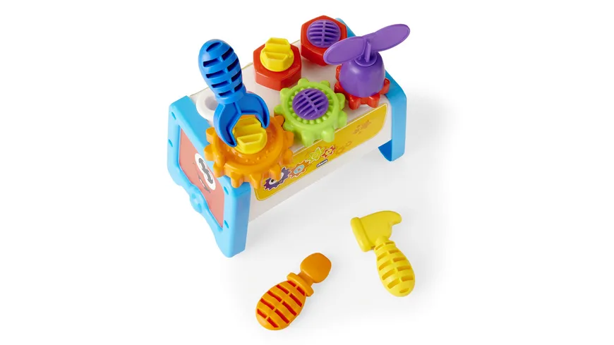 Chicco - 2 in 1 Werkbank mit Werkzeugen, 1 Stück, sortiert