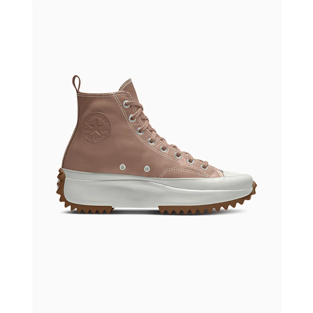 Converse Custom Run Star Hike Platform Leather By You A04222CSP24_VACHETTABEIGE_SC / pink