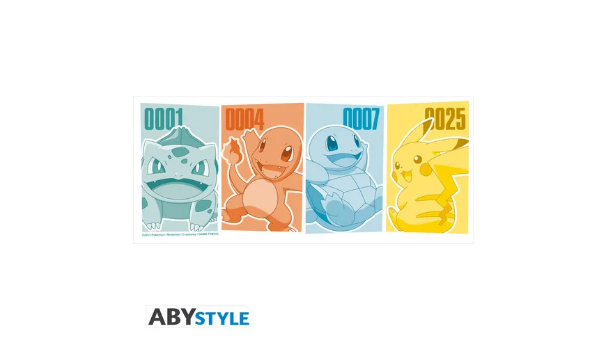 POKEMON - Tasse - 320 ml - Pikachu & Kanto Starters