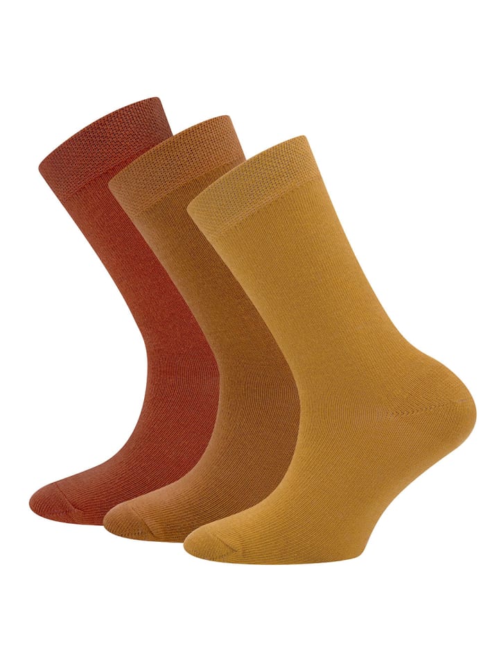 ewers 3er-Set Socken 3er Pack Uni in honig/toffee/kupfer günstig kaufen