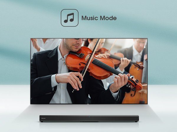 Hisense HS205G 2.0 Kanal Soundbar, 120 Watt, schwarz 2.0 Soundbar (Bluetooth, 120 W)