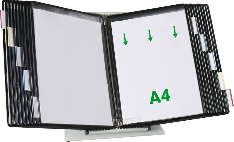 Tarifold Sichttafelsystem DIN A4 Metall Grau