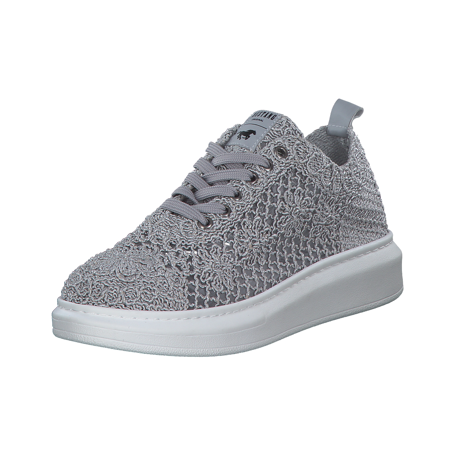 Mustang 1468301, Schnürschuhe, Damen, Grau