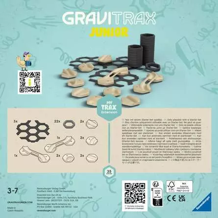 GraviTrax Junior Extension Trax - Kugelbahn-Erweiterung für Kinder ab 3 Jahren