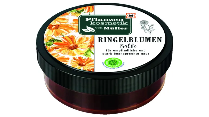 Pflanzenkosmetik von Müller Ringelblumensalbe