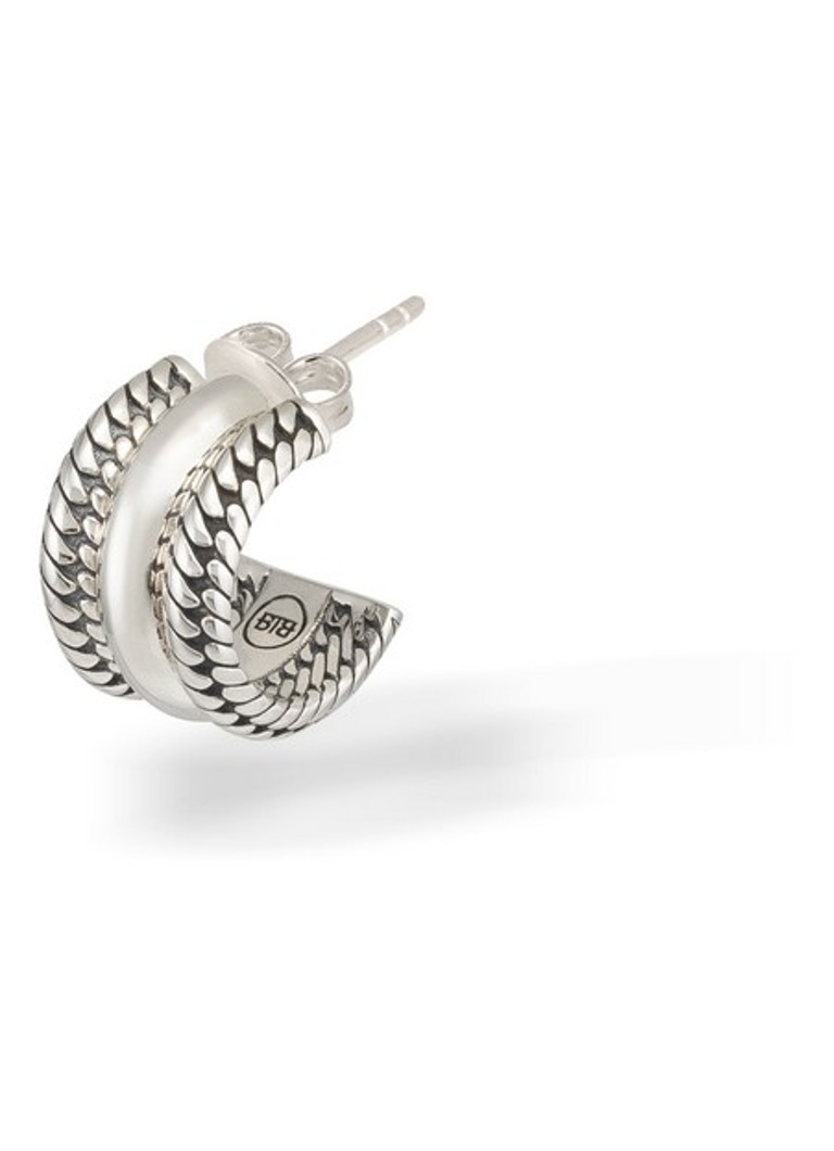 Buddha to Buddha Ben Triple single silver stud earring