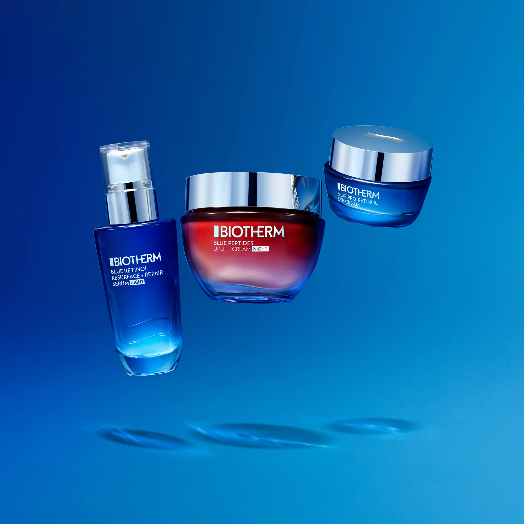 Noćna krema za podizanje lica Blue Peptides - Noćni tretman za lifting lica