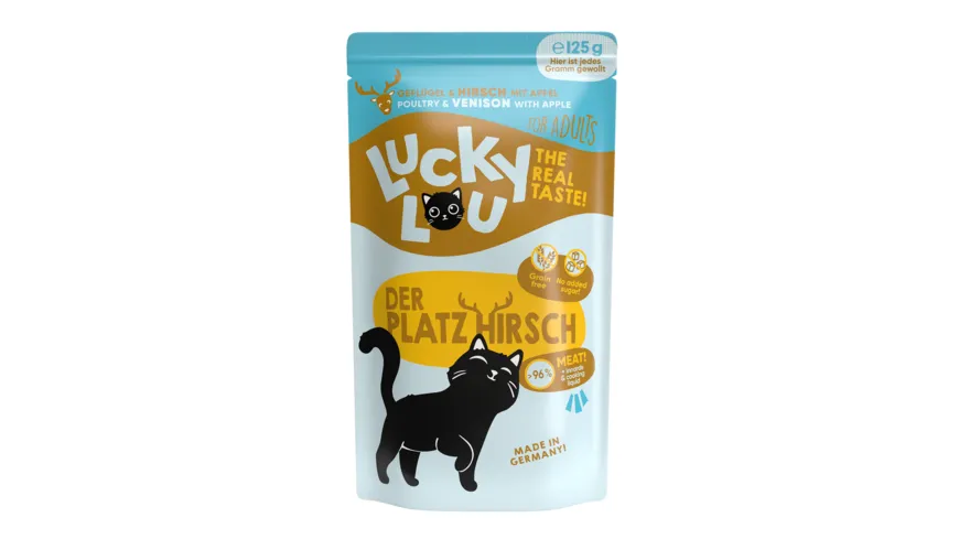 Lucky Lou Lifestage Adult Geflügel & Hirsch 125 g