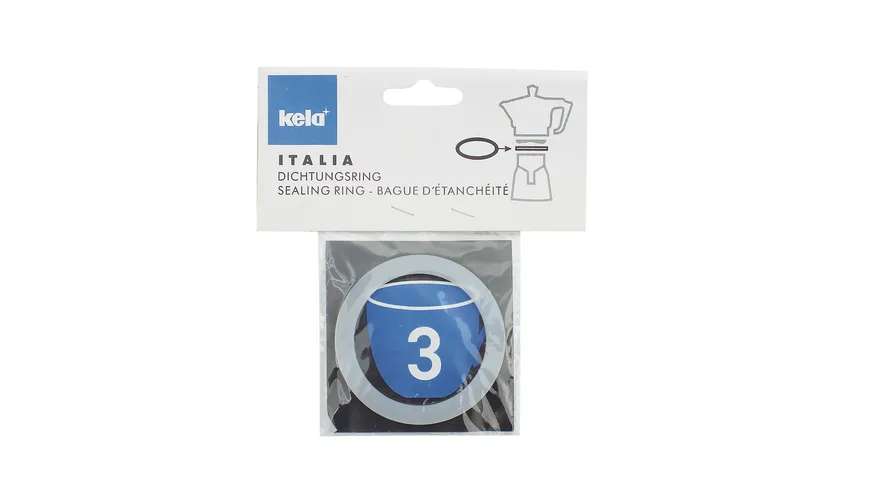 kela Ersatzdichtung Italia 3 Tassen