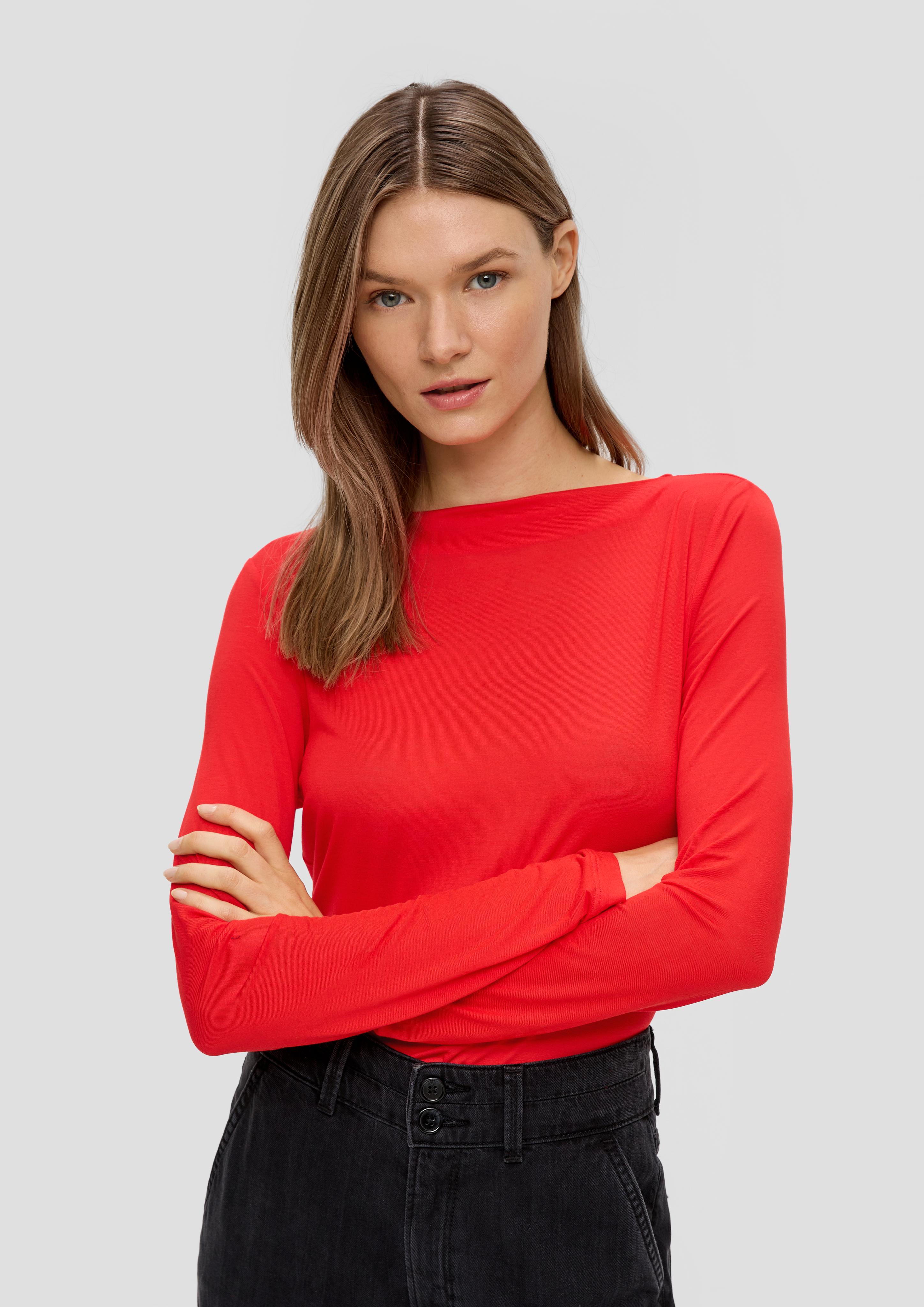 Leicht durscheinendes Longsleeve  2139622-3074