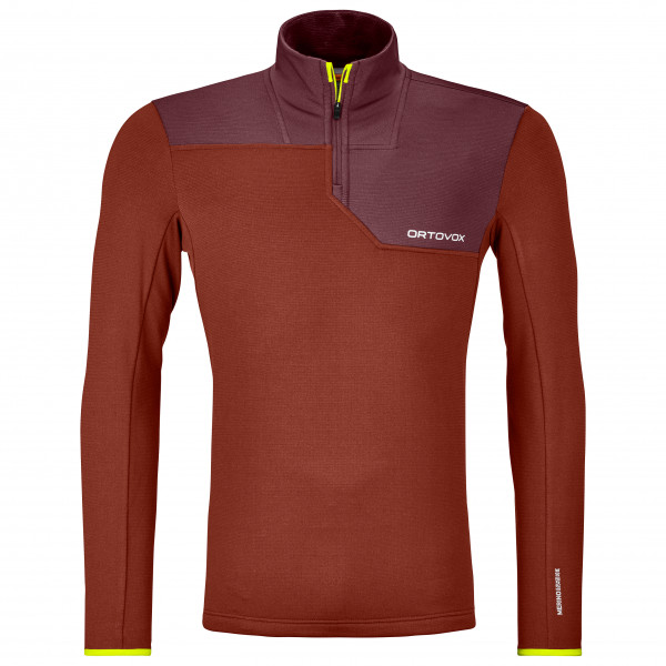 Ortovox - Fleece Light Zip Neck - Longsleeve