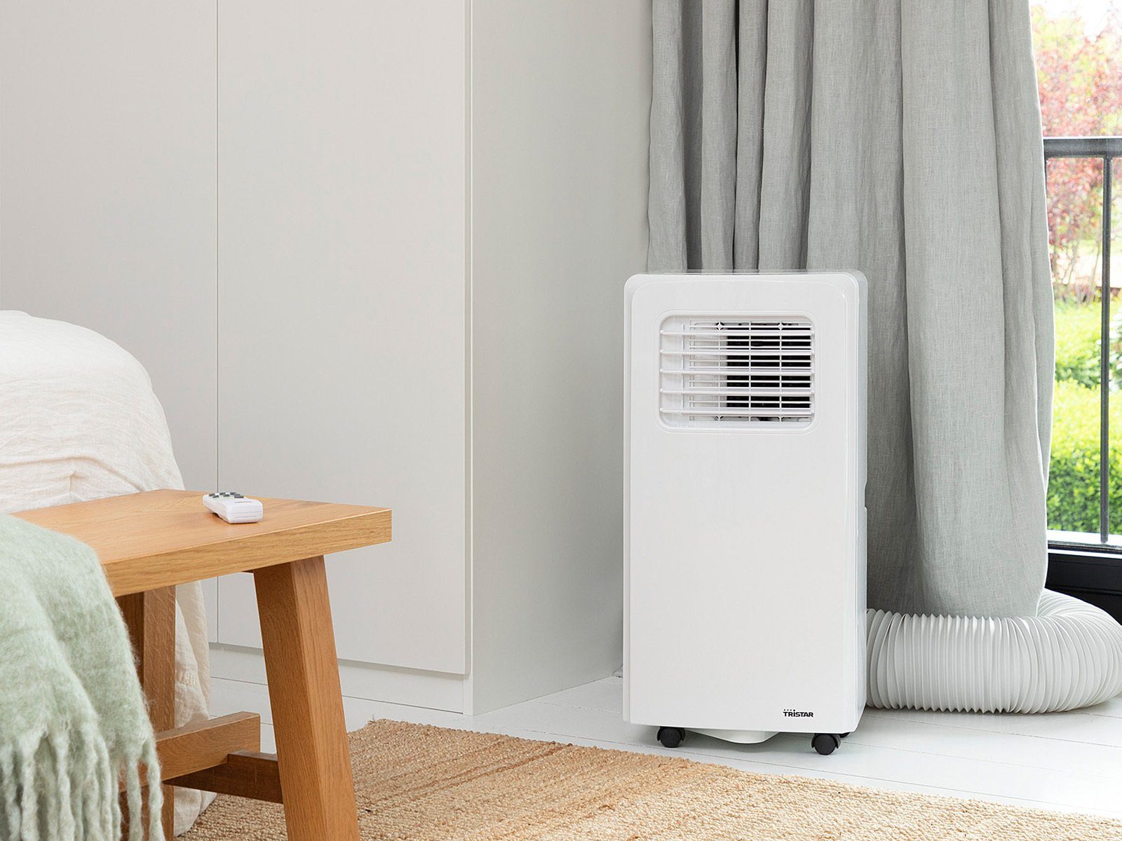 Tristar 3-in-1-Klimagerät, Mobile Klima-Anlage Standgerät, Luftkühler, Entfeuchter & Ventilator