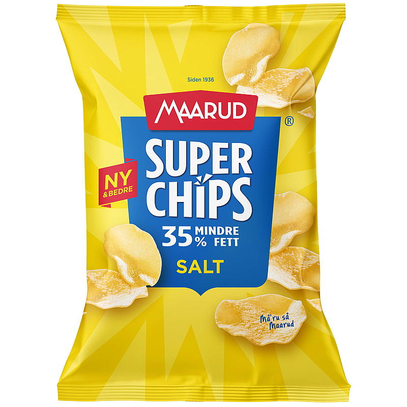 Maarud Superchips 130 g Salt Maarud