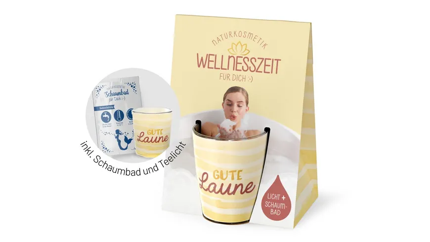 Geschenk für Dich Wellnesszeit Gute Laune