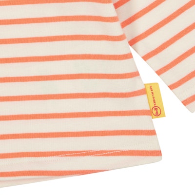 T-Shirt langarm, orange für Mädchen