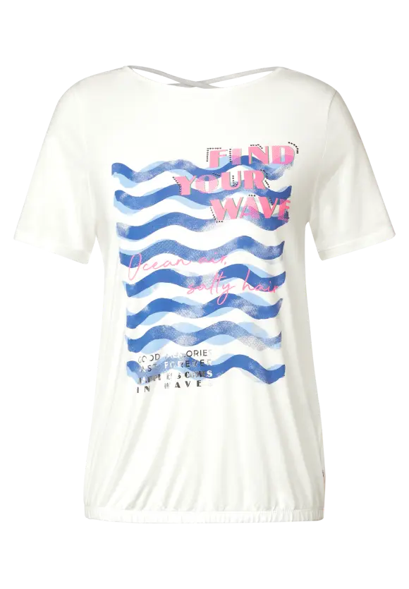 CECIL Wave Fotoprint Shirt