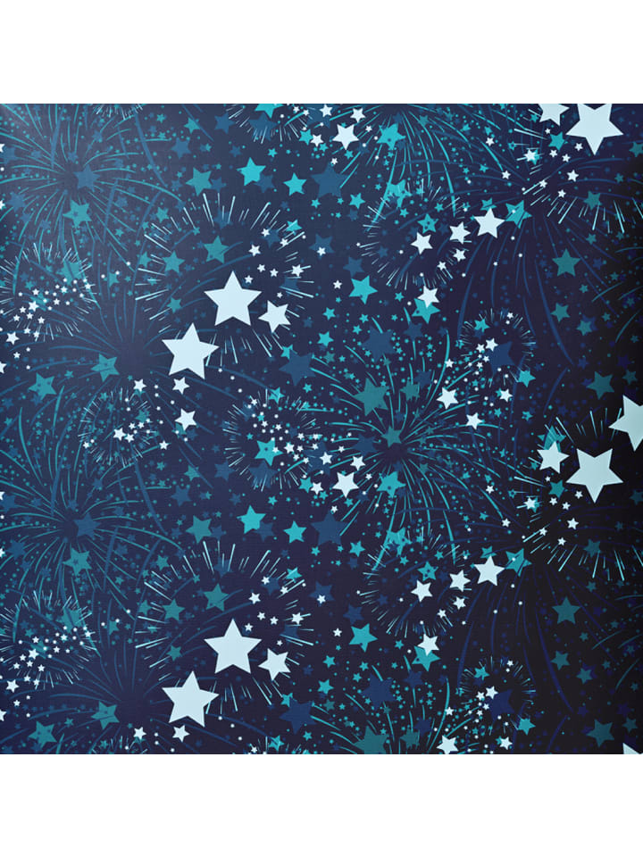 JACK 2 tlg. Biber Bettwäsche 135x200cm Stern in Blau günstig kaufen 135x200 cm