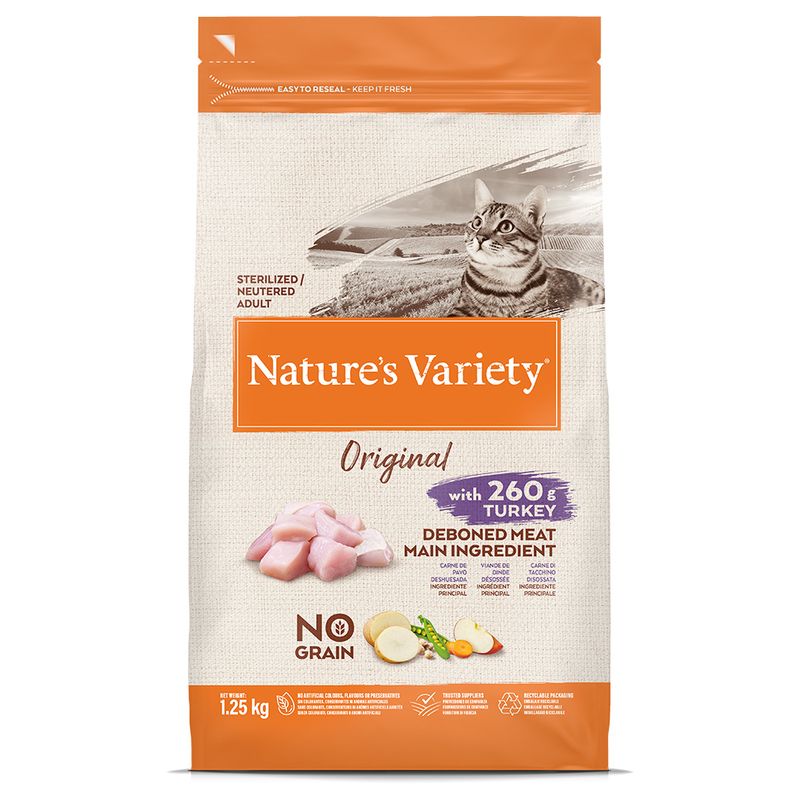 Nature's Variety Original No Grain Sterilised Truthahn | bitiba %