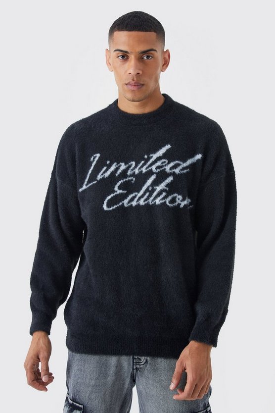 Flauschiger Oversize Limited Edition Strickpullover