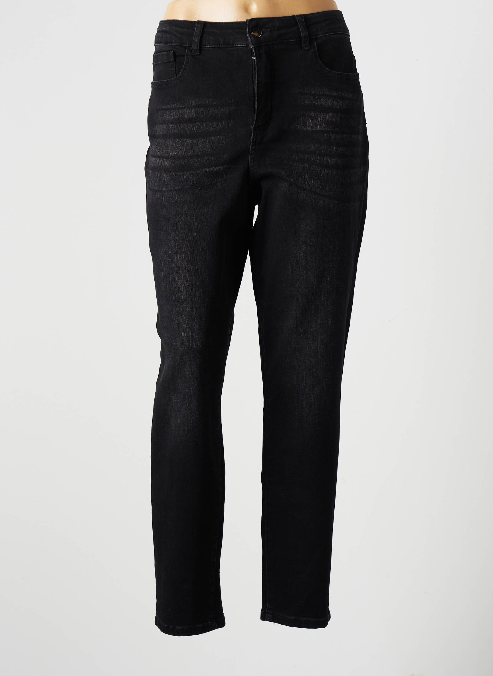 Frank Lyman Jeans Coupe Slim Femme couleur noir