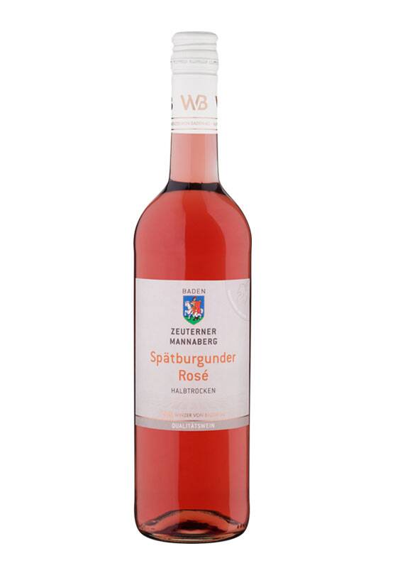 Winzer von Baden Zeuterner Mannaberg Spätburgunder Rosé 2022
