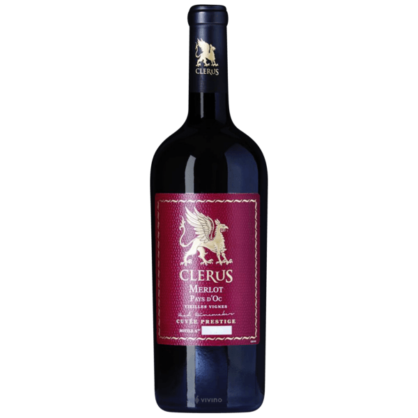Vignerons de Cruzy Montouliers CebazanClerus Cuvée Prestige Vieilles Vignes Merlot 2022