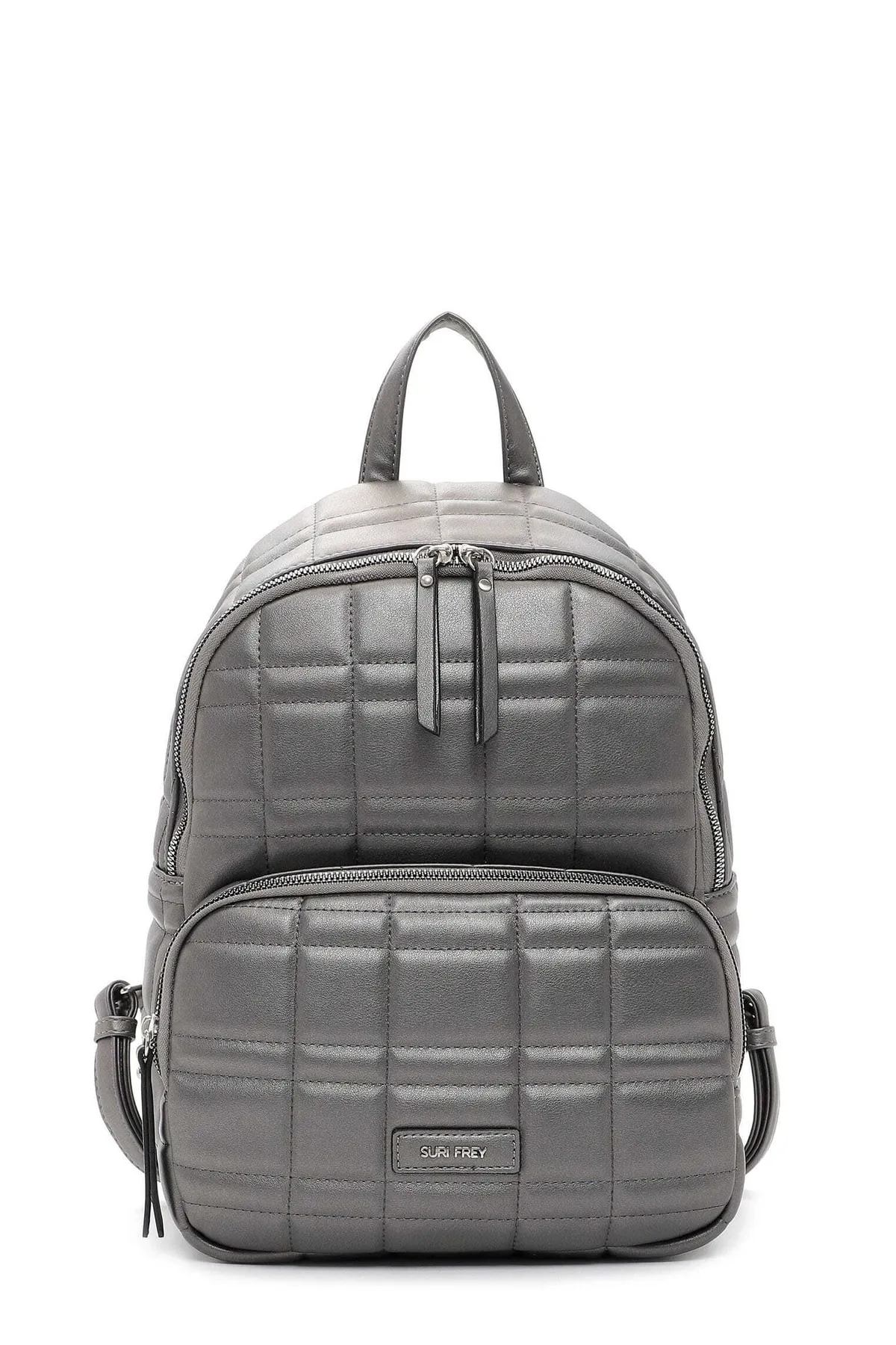 SURI FREY  Rucksack - Silberfarben - Unifarben