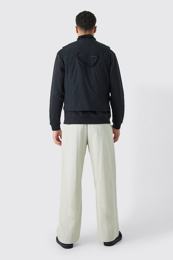 Gepolsterte Weste mit Utility-Taschen