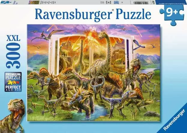 Kinderpuzzle ab 9 Jahren - Lexikon aus der Urzeit - 300 Teile