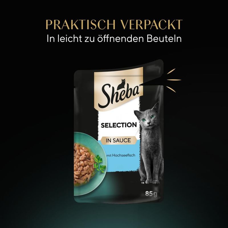 Sparpaket Sheba Varietäten Frischebeutel 56 x 85 g