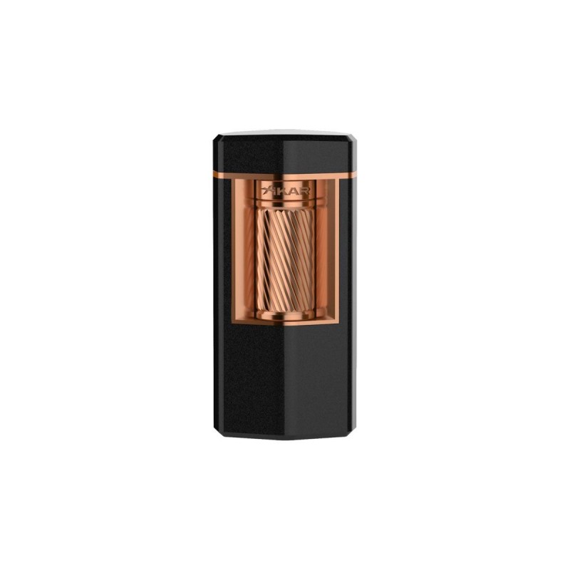 Feuerzeug Jetflamme,  Xikar Meridian soft flame black \/ rose gold