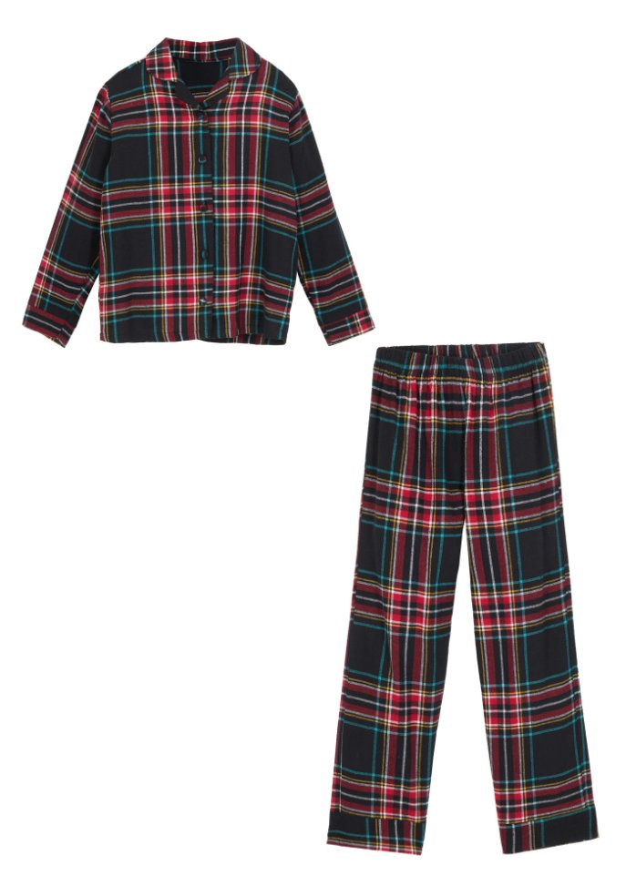 Kinder Flanell Pyjama (2-tlg. Set)