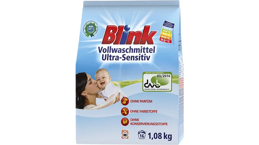 Blink Vollwaschmittel Ultra-Sensitiv 1.08 kg