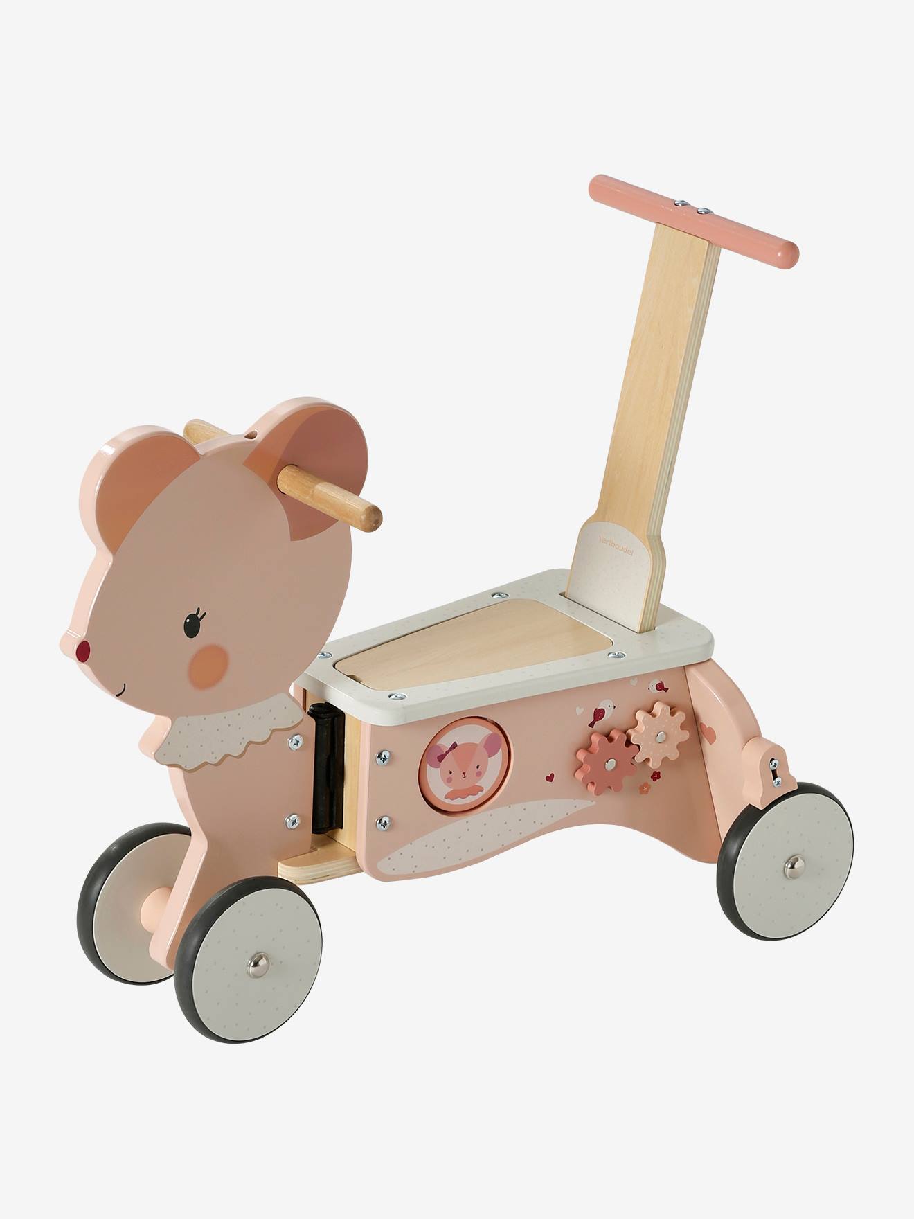 Porteur chariot de marche 2 en 1 en bois FSC® tanzanie