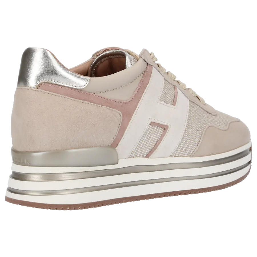 Hogan - Sneaker low H483 Nubukleder - beige