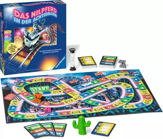 Das Nilpferd in der Achterbahn - Spiel ab 10 Jahren