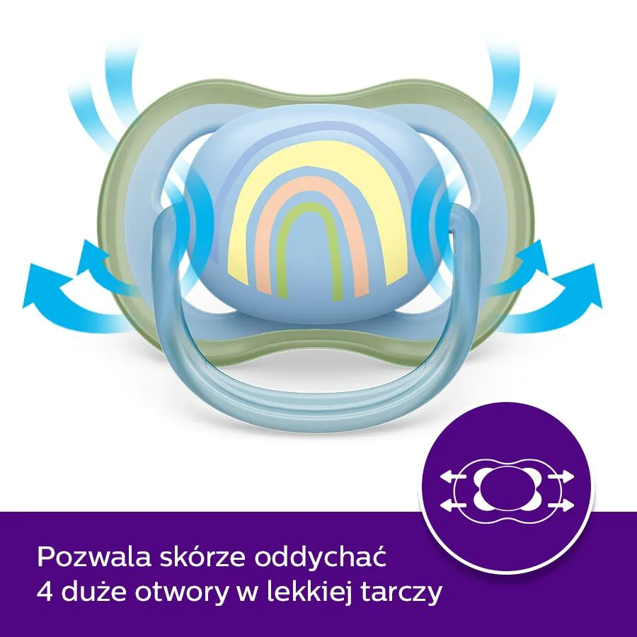 Πιπίλα Avent Ultra Air 0-6 μηνών, unisex