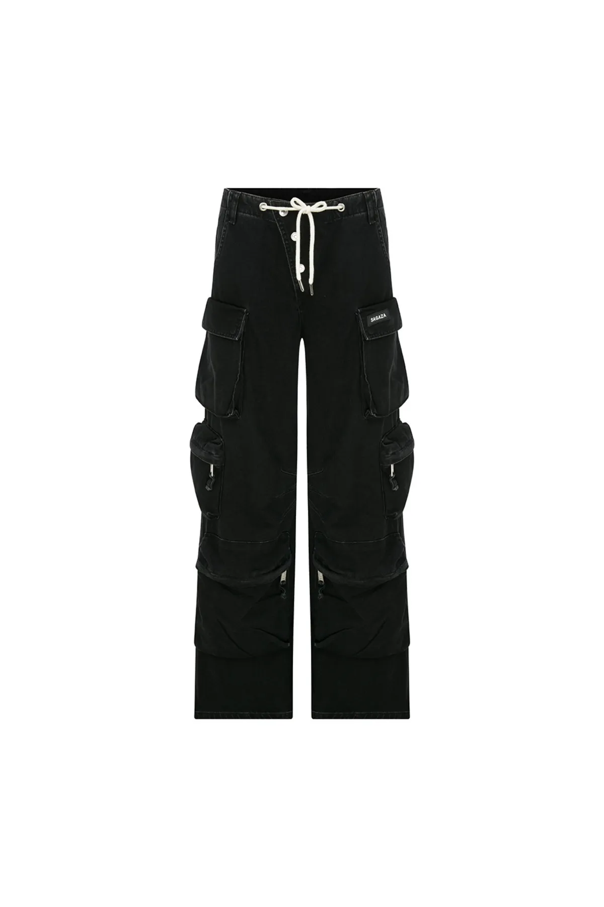 SAGAZA  Jeans - Schwarz - Loose