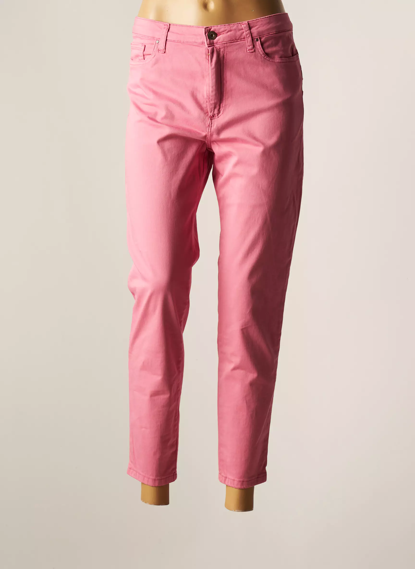 Lcdn Pantalons Slim Femme couleur rose