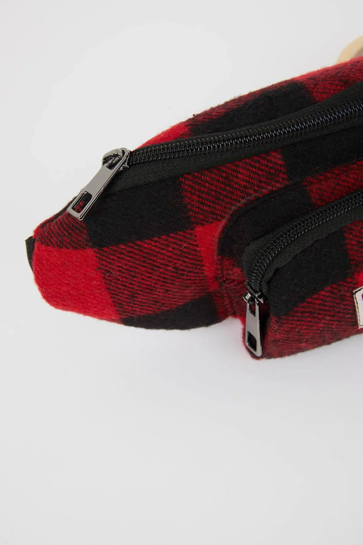 DeFacto  Damen-Geld- und Gürteltasche mit quadratischem Muster Z2542azns