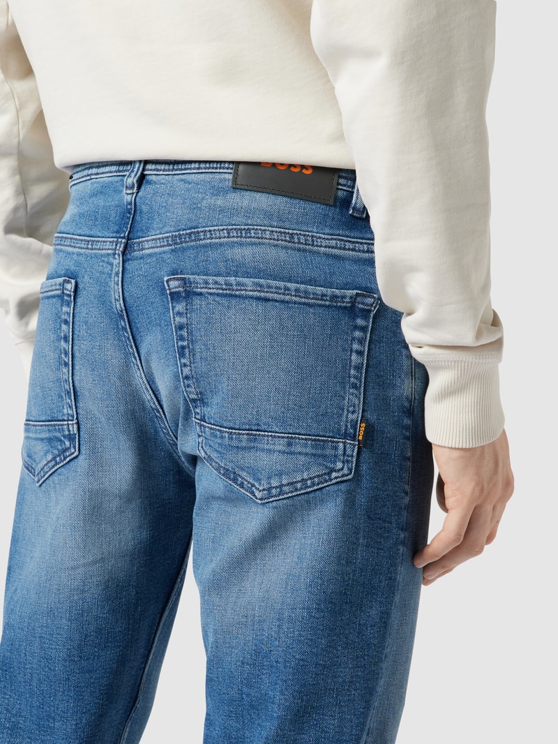 Tapered Fit Jeans Modell 'Taber' in hellblau