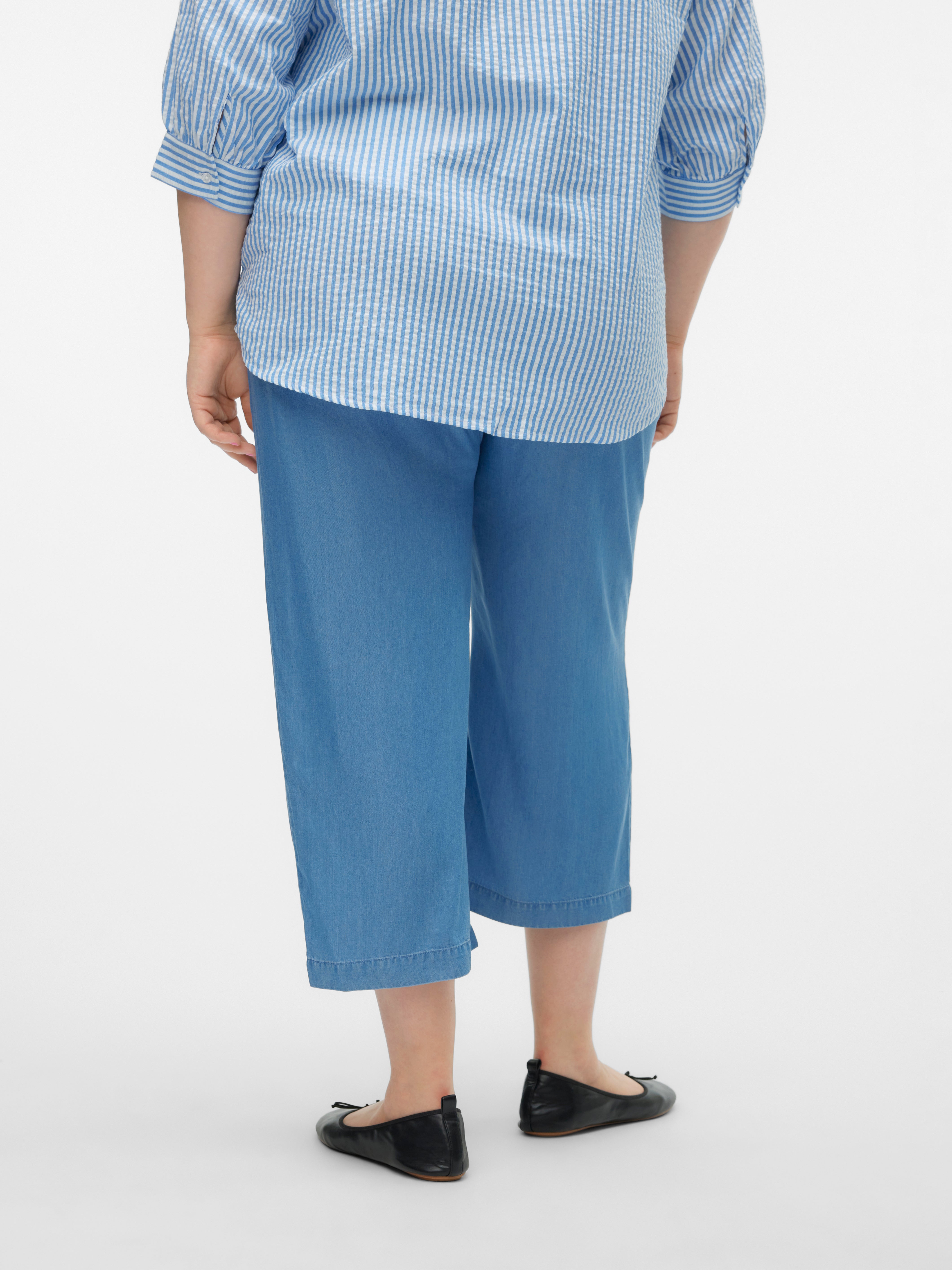VMCBREE Mittlere Taille Culottehose