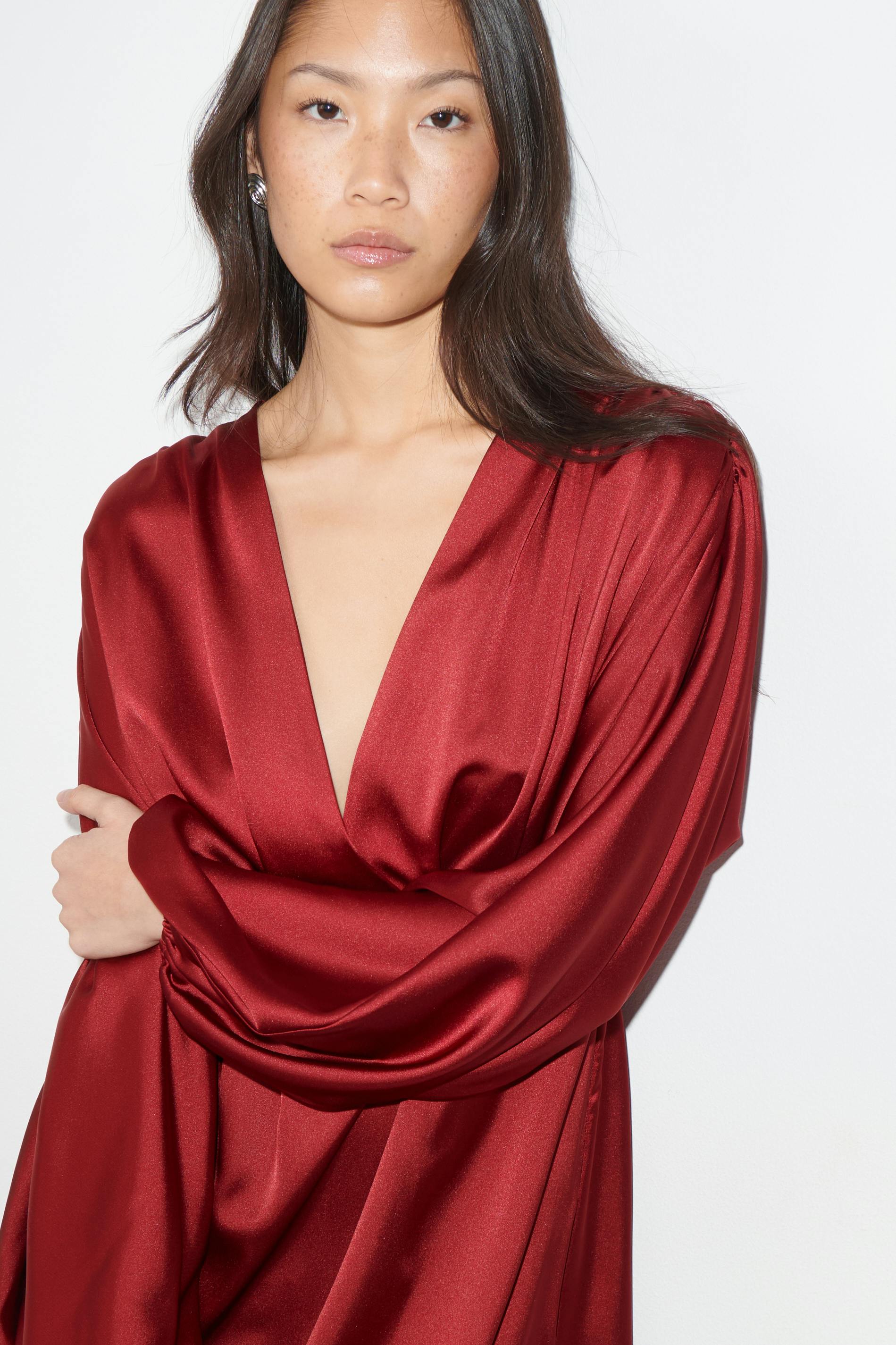 Satin mini dress