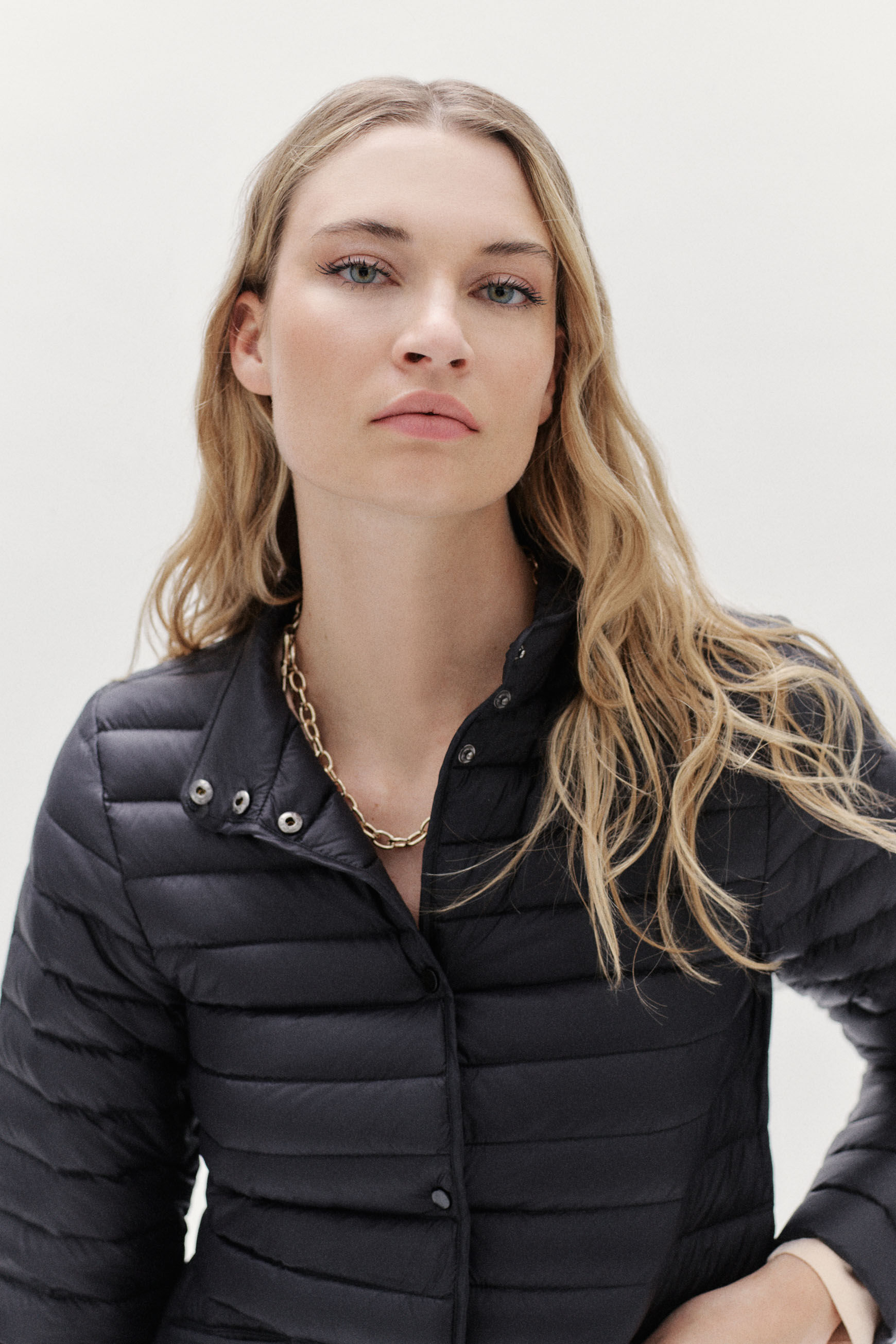 Doudoune camelia noir femme