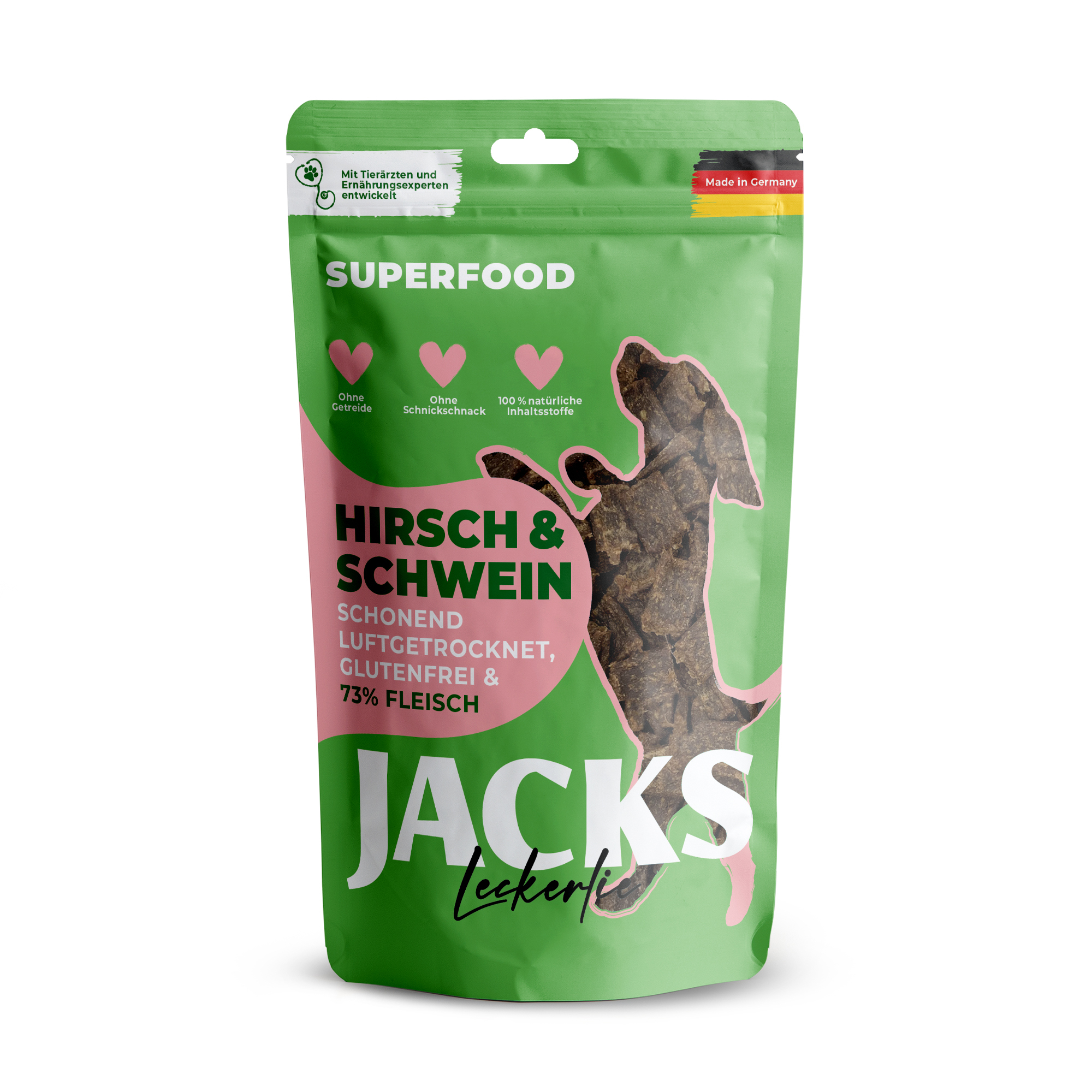 JACKS Snacks JACKS Splitter Soft Hirsch & Schwein 90 g