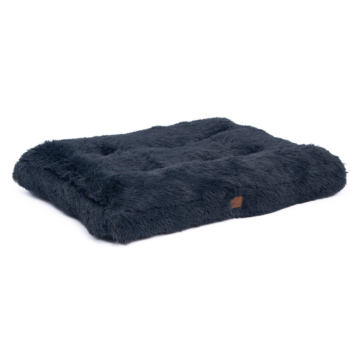 Warenhammer Tierbett Premium Hundebett weicher Plüsch sehr Kuschelig, Flauschiger Plüsch, verschiedene Größen, Bezug Abnehmbar, Maschinenwaschbar