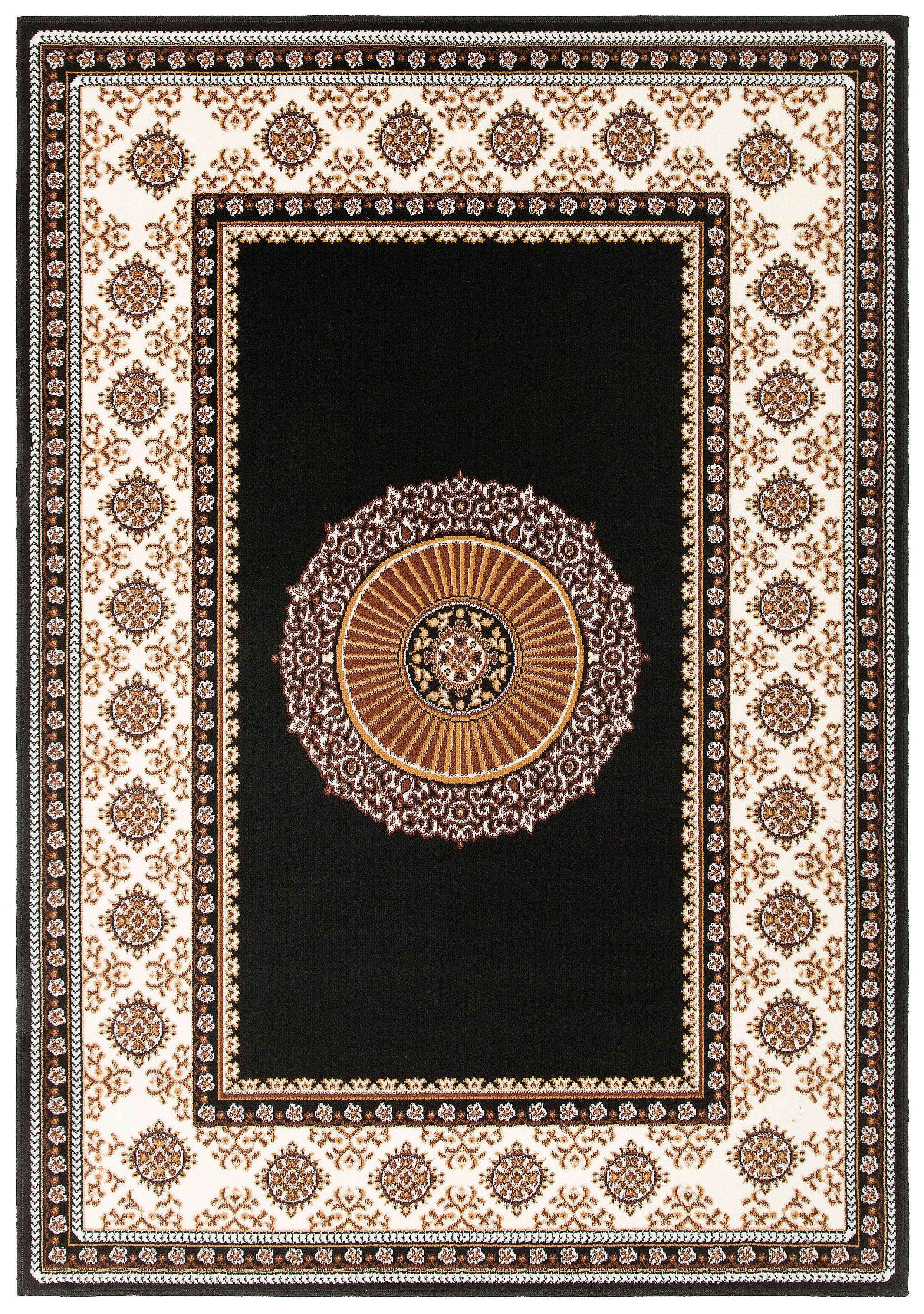 Teppich Shari, Home affaire, rechteckig, Höhe: 7 mm, Orient-Optik, mit Bordüre, Teppich, Kurzflor, Weich, Pflegeleicht