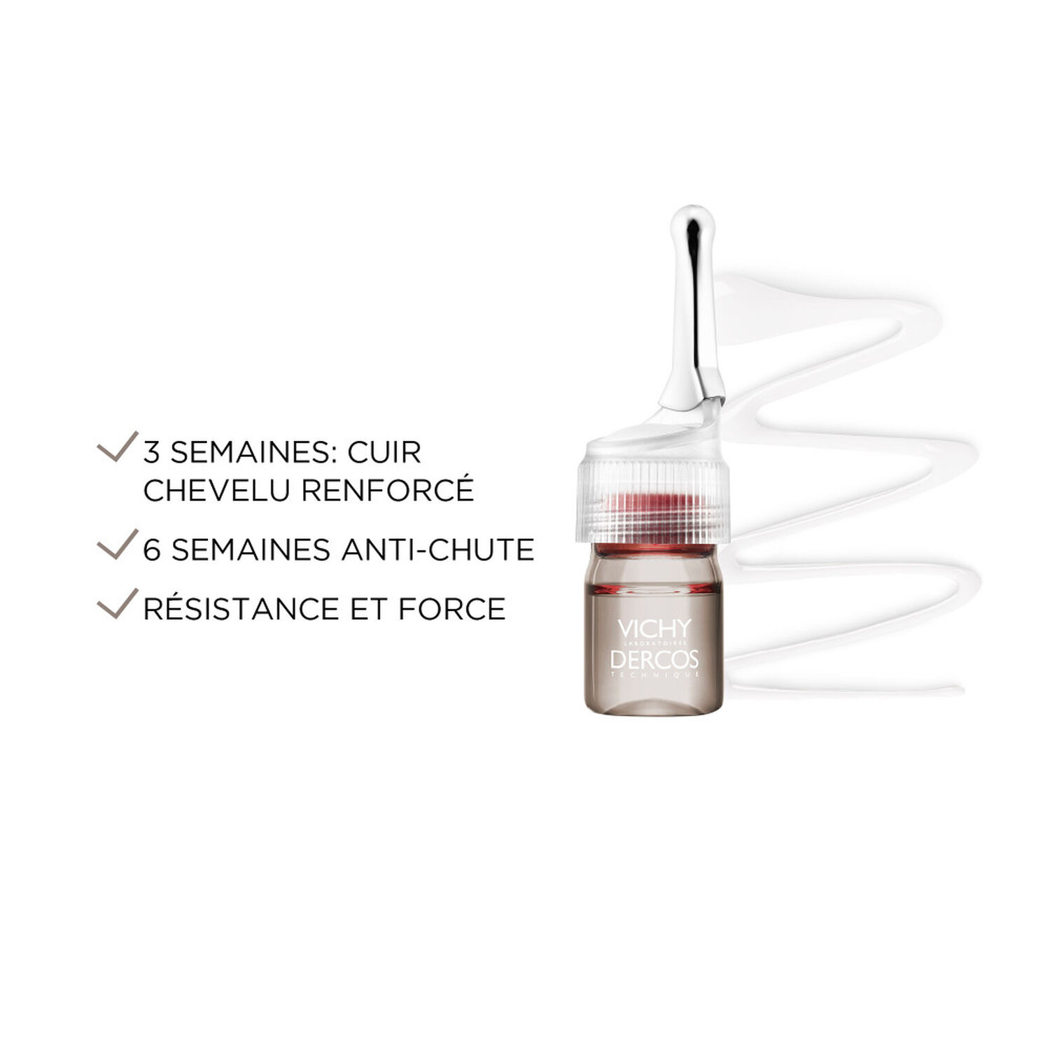 Vichy Dercos Technique Homme Soin Traitant Anti-Chute Global 21x6 ml