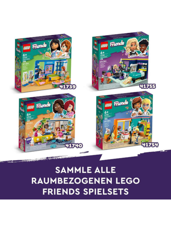 LEGO Bausteine Friends 41754 Leos Zimmer - ab 6 Jahre günstig kaufen onesize